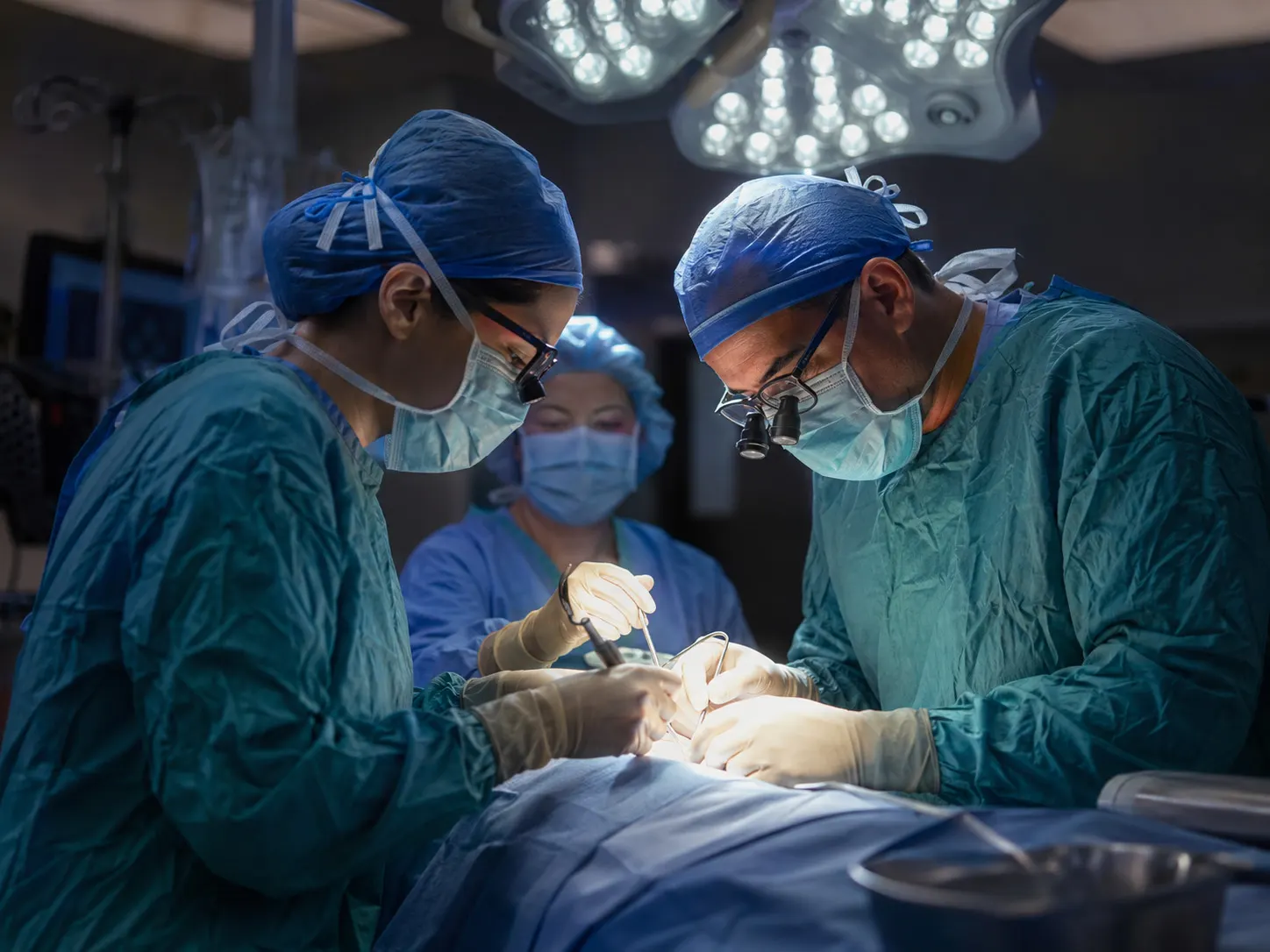 Army medical professionals working together in a healthcare setting