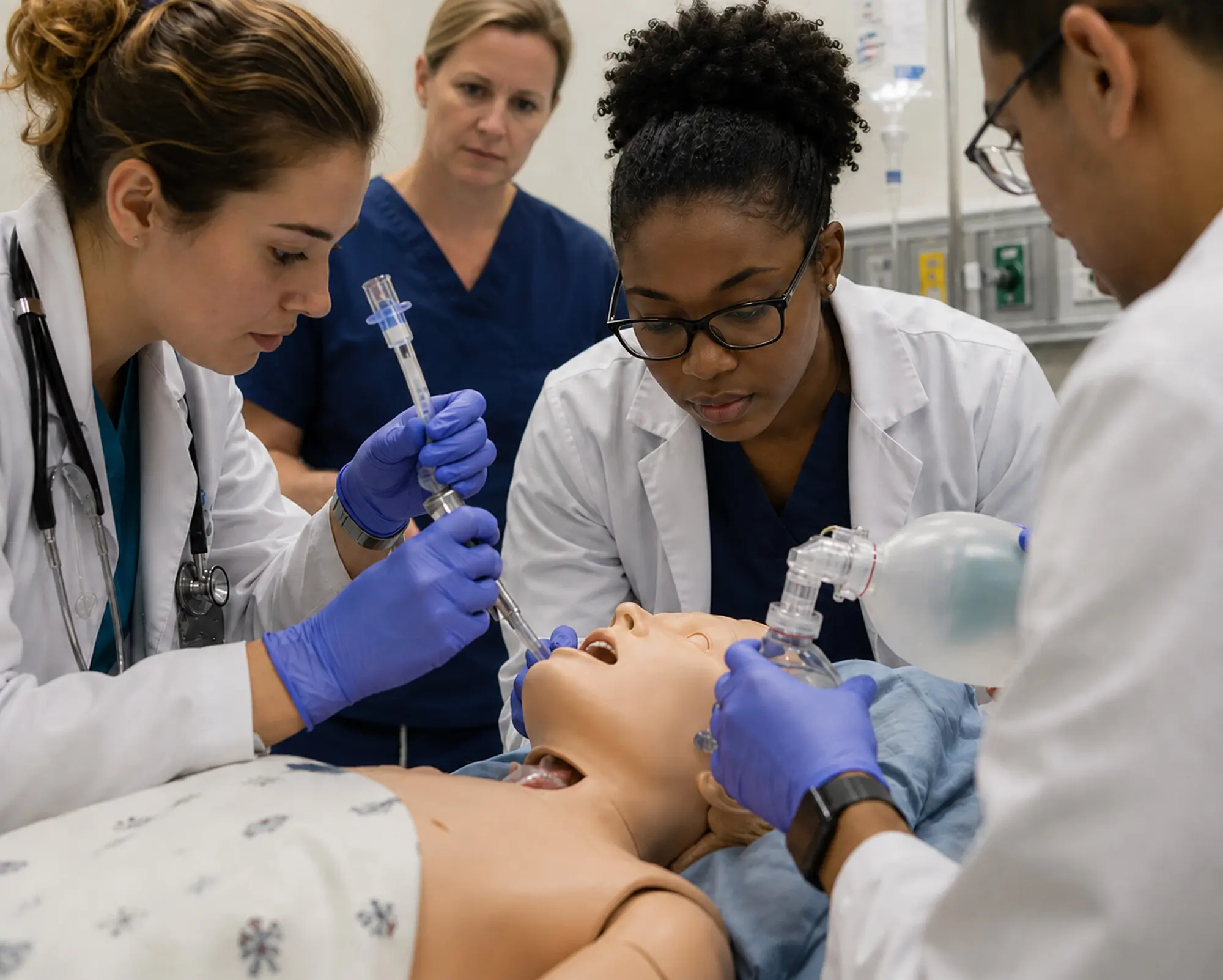 Medical student preparing for a career in Army medicine
